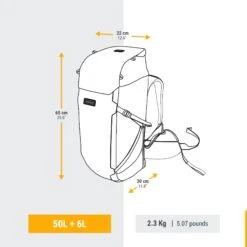 WOMEN’S TRAVEL TREKKING BACKPACK TRAVEL 900 50+6 L WITH SUITCASE OPENING 18 WOMEN’S TRAVEL TREKKING BACKPACK TRAVEL 900 50+6 L WITH SUITCASE OPENING -Camping Equipment k00098c9abe81ff0b556ccc914d17294b 1