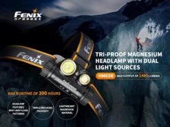 Fenix HM65R 1400 Lumen Rechargeable Headlamp -Camping Equipment k20e327fae1856853097d4c961c7e41f3