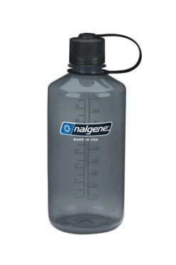 Nalgene 1L Narrow Mouth Sustain Water Bottle - Made From 50% Plastic Waste -Camping Equipment k3a93f1f8aabde5c21b97d8f8f73800b2