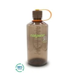 Nalgene 1L Narrow Mouth Sustain Water Bottle - Made From 50% Plastic Waste -Camping Equipment k4266793f293933f445538586a0092830