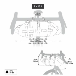 Bikepacking Handlebar Bag Harness Riverside -Camping Equipment k5aee6f9ae555537817cbafc472659475 1