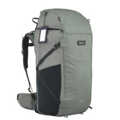 MEN’S TRAVEL TREKKING BACKPACK TRAVEL 900 70+6 L WITH SUITCASE OPENING -Camping Equipment k5baca9b9b1a86de5ab27cec055521ef8