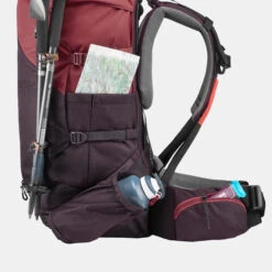 Women's Trekking 50 L Backpack MT100 Easyfit -Camping Equipment k5da53fbc9f064e2ad90dcc064e12eb64
