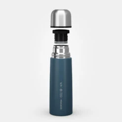 Quechua Stainless Steel Isothermal Hiking Bottle 0.7 Litre Blue -Camping Equipment k6254f228dd3e2981ec2bd90ca0ca72ae