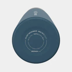 Quechua Stainless Steel Insulated Hiking Bottle 1 L Blue -Camping Equipment k72ac46ea3e65502cbb66063bf1008851