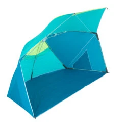 3-person Sun Shelter Beach Parasol UPF50+ Iwiko 180 - Blue Yellow -Camping Equipment k921bed785d21bc22108d66ea72fb6254