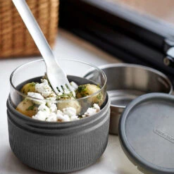 Black+Blum Glass Lunch Bowl 600ml Slate 8 Black+Blum Glass Lunch Bowl 600ml Slate -Camping Equipment k97bd7e78ea7662b94ee8e79e52c213a1