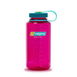 Nalgene 1L Wide Mouth Sustain Water Bottle - Made From 50% Plastic Waste -Camping Equipment k9ef95eb90d7523abd7d11e25cb8d2c90