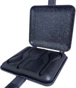 RidgeMonkey Connect Sandwich Toaster XL Granite Edition (RM777) -Camping Equipment k9f547e453d66b682b6aef070153aa18a