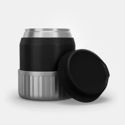 Quechua Stainless Steel Isothermal Food Box For Hiking MH500 0.8 L With Bowl Black -Camping Equipment ka2e12d4fd47de5b6c38e2f06a732e432