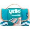 Yello Folding Picnic Blanket Zig Zag Design -Camping Equipment ka454b27d824732542886abc9f8835c71