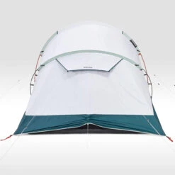 Quechua 4 Man Blackout Tent With Poles - Arpenaz 4.2 F&B -Camping Equipment kb9c123b2c58e8fe3ac5e9431b539c8d7