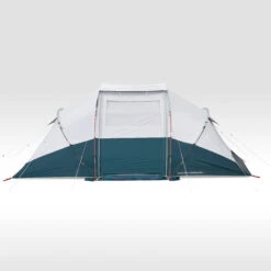 Quechua 4 Man Blackout Tent With Poles - Arpenaz 4.2 F&B -Camping Equipment kbf119f6fc804b3094be85387feb31f02