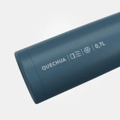 Quechua Stainless Steel Isothermal Hiking Bottle 0.7 Litre Blue -Camping Equipment kcbcbb60b9f0211f76588fe98ee1ca0c6