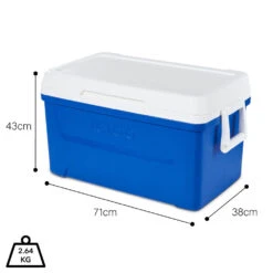 IGLOO Laguna 48QT Cool Box Blue -Camping Equipment kcfe3a856924525d9b1fa12bb5cbff220