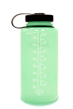 Nalgene 1L Wide Mouth Sustain Water Bottle - Made From 50% Plastic Waste -Camping Equipment kdd207cb8eea200e3804278df94381f1a