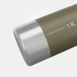 Quechua Stainless Steel Hiking Flask With Screw Cap MH100 1.5 L Khaki 14 Quechua Stainless Steel Hiking Flask With Screw Cap MH100 1.5 L Khaki -Camping Equipment ke00fb3c1718e1f1884a8d1ed33b7a366