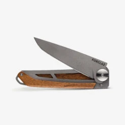 Folding Knife With Wooden Handle MT500