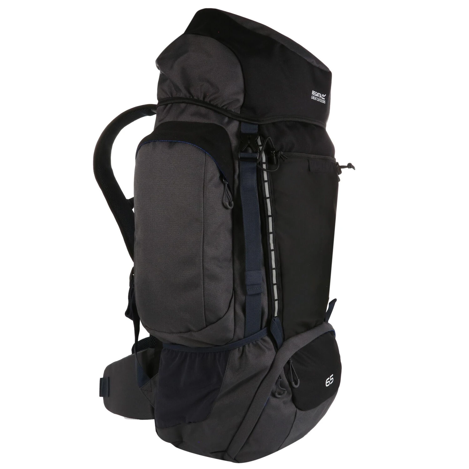 Regatta Highton 65L Hiking Backpack (Black/Ebony) 5 Regatta Highton 65L Hiking Backpack (Black/Ebony) - Image 3