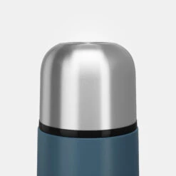 Quechua Stainless Steel Isothermal Hiking Bottle 0.7 Litre Blue -Camping Equipment kea982095671b184670544b0d98c88392