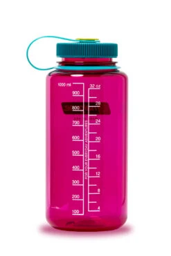 Nalgene 1L Wide Mouth Sustain Water Bottle - Made From 50% Plastic Waste -Camping Equipment keee1d9dbc17e79077cf7c1c9d92682aa